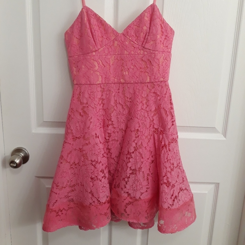 Size 8 Alex Perry Dakota Lace Runway Dress